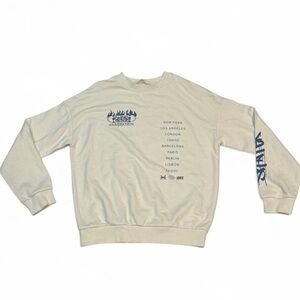 Youth Skater Cream Graphic Print Men's Sweater